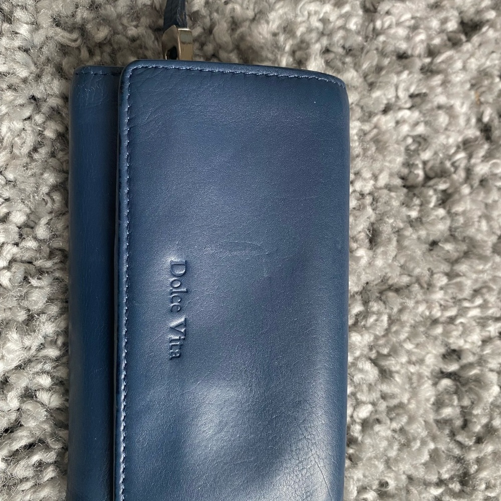 Dolce Vita Woman’s Blue Leather Wallet